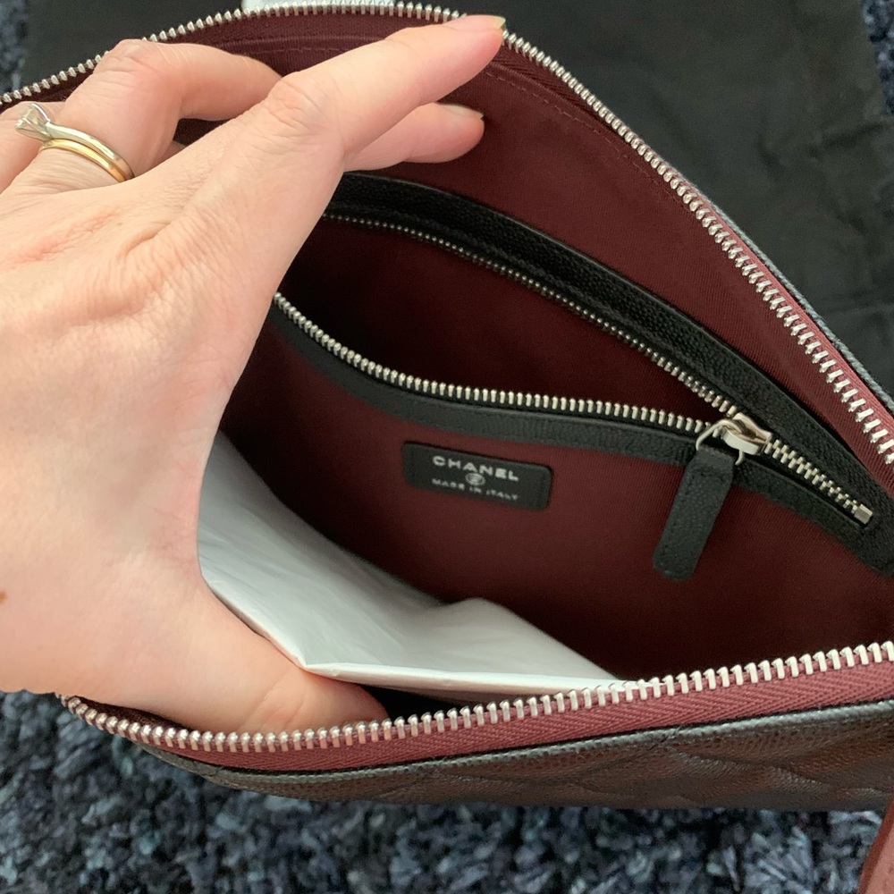 Chanel classic caviar clutch pouch - Picture 6 of 10
